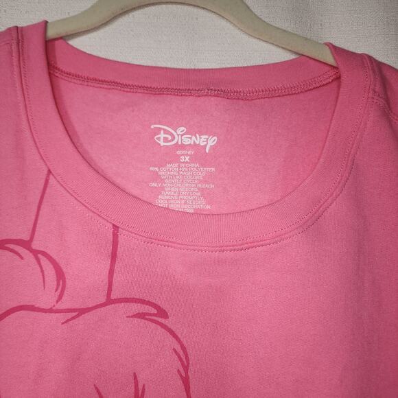 Disney Tinkerbelle pink sweatshirt woman's 3X - Picture 3 of 6